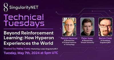 SingularityNET to Hold Live Stream on YouTube on May 7th