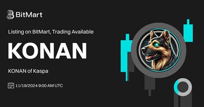 Konan of Kaspa to Be Listed on BitMart on November 19th