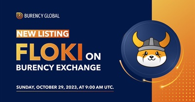FLOKI to Be Listed on Burency on October 29th