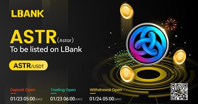Astar to Be Listed on LBank on January 23rd