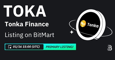 TOKA to Be Listed on BitMart on January 16th