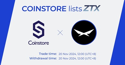 ZTX to Be Listed on Coinstore