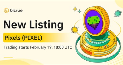 Pixels to Be Listed on Bitrue on February 19th