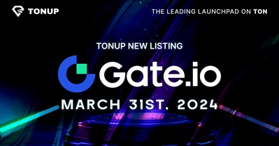 Gate.io проведет листинг UP 31 марта