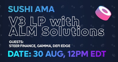 Sushi to Hold AMA on X on August 30th