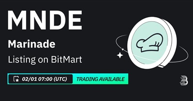 BitMart проведет листинг Marinade 1 февраля