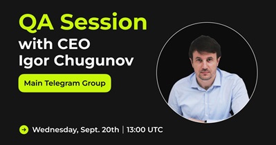 CREDITS to Hold AMA on Telegram on September 20th