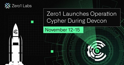 Zero1 Labs to Participate in Devcon in Bangkok on November 13th