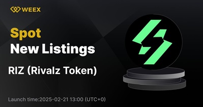 Rivalz Network to Be Listed on WEEX on February 21st