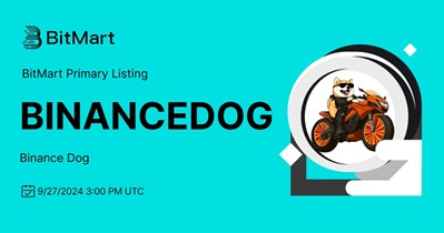 Binancedog to Be Listed on BitMart on September 27th