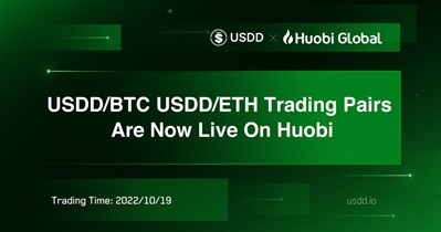 New USDD/BTC, USDD/ETH Trading Pairs on Huobi Global
