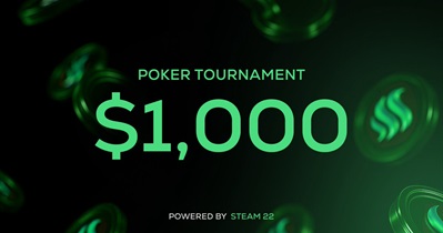 Steam22 to Host Poker Tournament on October 19th