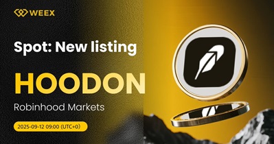 Robinhood Markets (Ondo Tokenized Stock) to Be Listed on WEEX