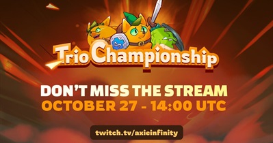 Axie Infinity to Host Trio Championships on Twitch