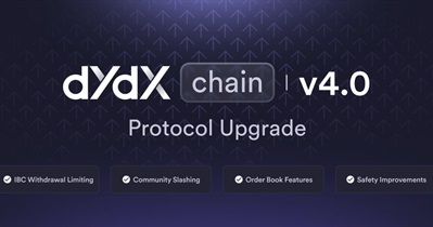 dYdX v.4.0 업그레이드
