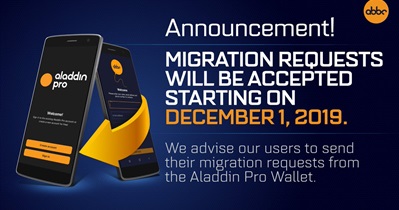 Solicitudes de migración de Aladdin Pro Wallet