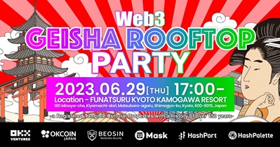 Web3 GEISHA ROOFTOP PARTY en Kioto, Japón