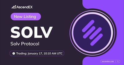 Solv Protocol to Be Listed on AscendEX