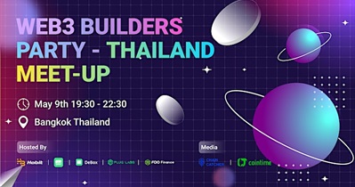 Участие в «Web3 Builders Party» в Бангкоке, Таиланд