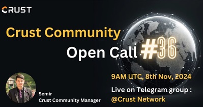 Crust Network обсудит развитие проекта с сообществом 8 ноября