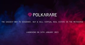 Lanzamiento de la plataforma de bienes raíces virtuales PolkaRARE