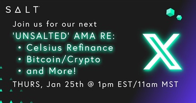 SALT to Hold AMA on X on January 25th