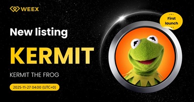 WEEX проведет листинг Kermit
