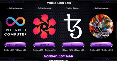 Whale Coin Talk Twitter'deki AMA etkinliği