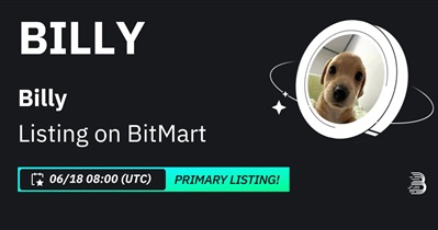 Billy to Be Listed on BitMart