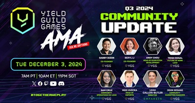 Yield Guild Games to Hold AMA on Discord on December 3rd