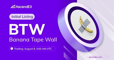 Banana Tape Wall to Be Listed on AscendEX