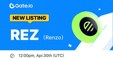 Renzo to Be Listed on Gate.io