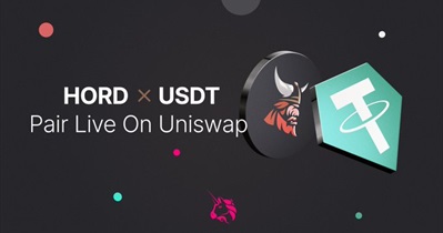 Nuevo par comercial HORD/USDT en Uniswap