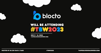 Blocto Token to Participate in Taipei Blockchain Week in Taipei on December 11th