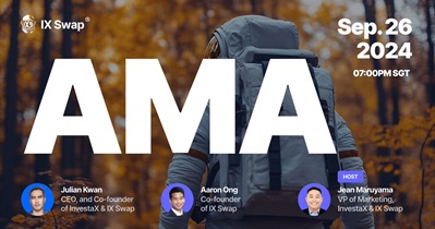 IX Swap to Hold AMA on X on September 26th