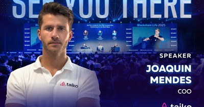 Taiko to Participate in Blockchain Life 2025 in Dubai on October 28th