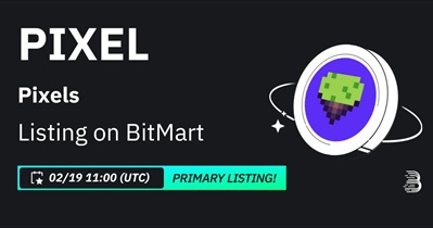 BitMart проведет листинг Pixels 19 февраля
