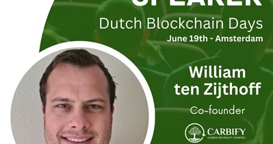 Carbify to Participate in Dutch Blockchain Days in Amsterdam on June 19th