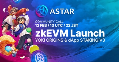 Astar to Host Community Call on February 12th