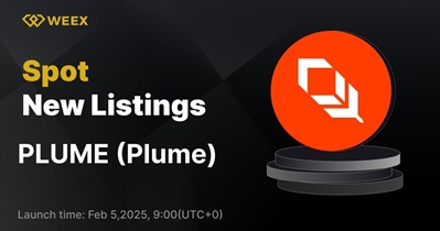 Plume to Be Listed on WEEX on February 5th