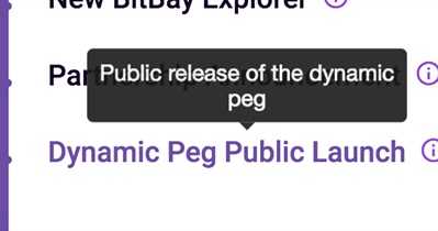 Dynamic Peg Public Launch