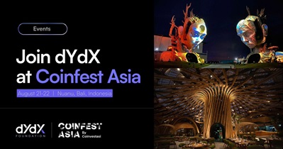 DYdX примет участие в «Coinfest Asia 2025» на Бали 21 августа