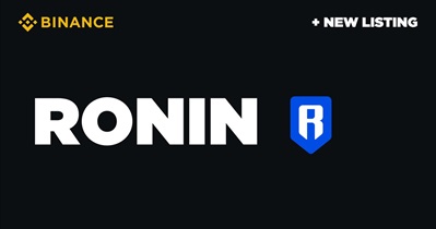 Ronin to Be Listed on Binance on February 5th
