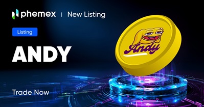 Andy to Be Listed on Phemex