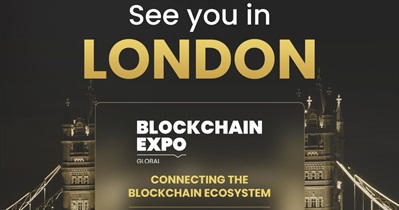 Londra, İngiltere&#39;deki Blockchain Fuarı