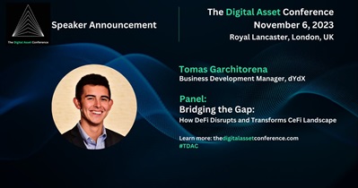 dYdX to Participate in Digital Asset Conference in London on November 6th