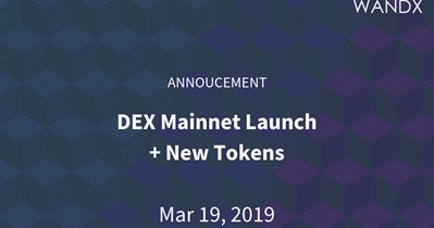 Lanzamiento de WandX DEX Mainnet y lanzamiento de nuevo token