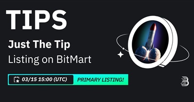 Just the Tip to Be Listed on BitMart on March 15th