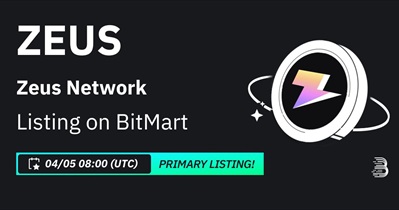 Zeus Network to Be Listed on BitMart