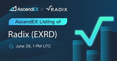 Листинг на бирже Radix